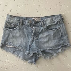 Free People Jean shorts size 26